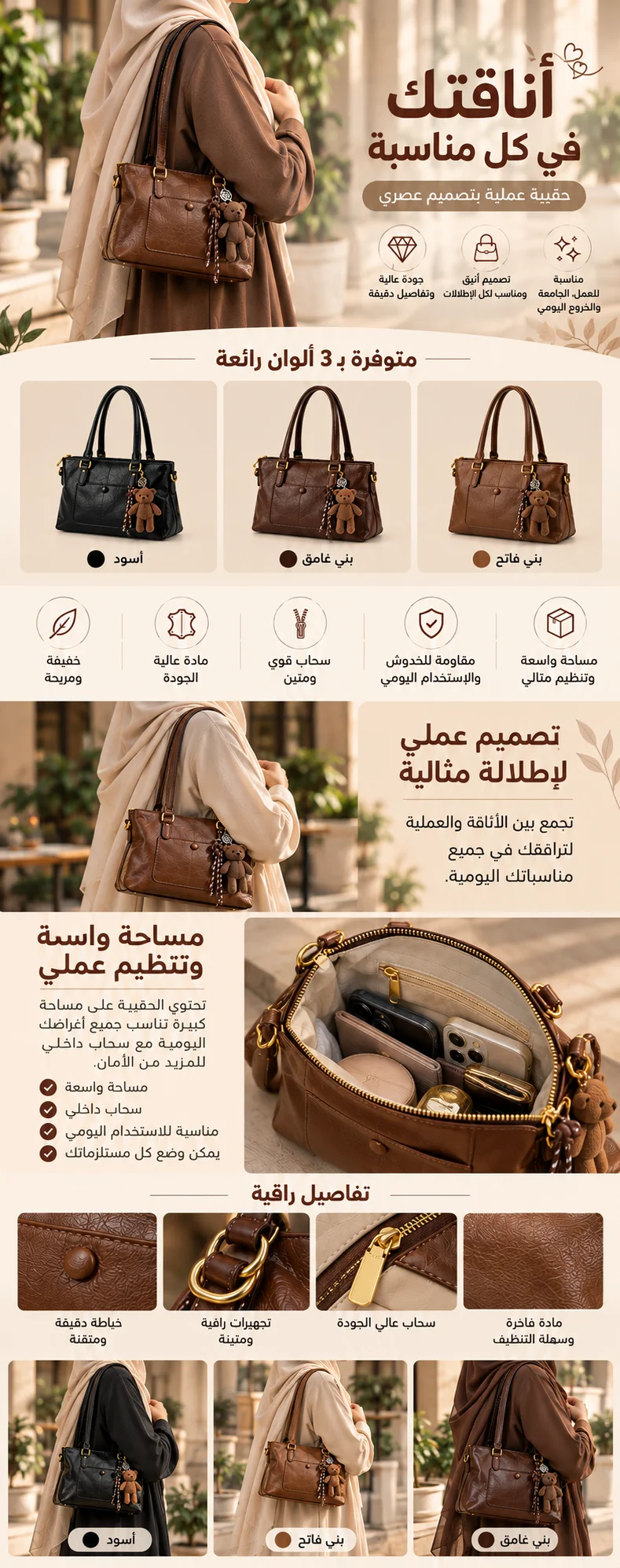 Luna Tote – حقيبة لونا اليومية
