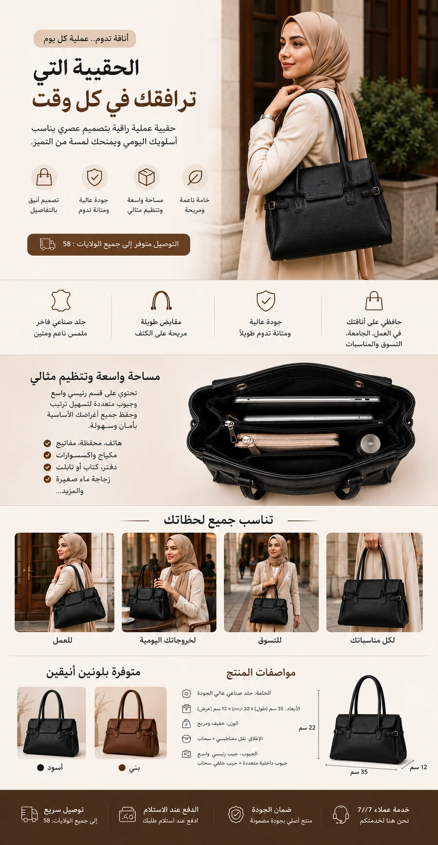 حقيبة يد نسائية LETMY